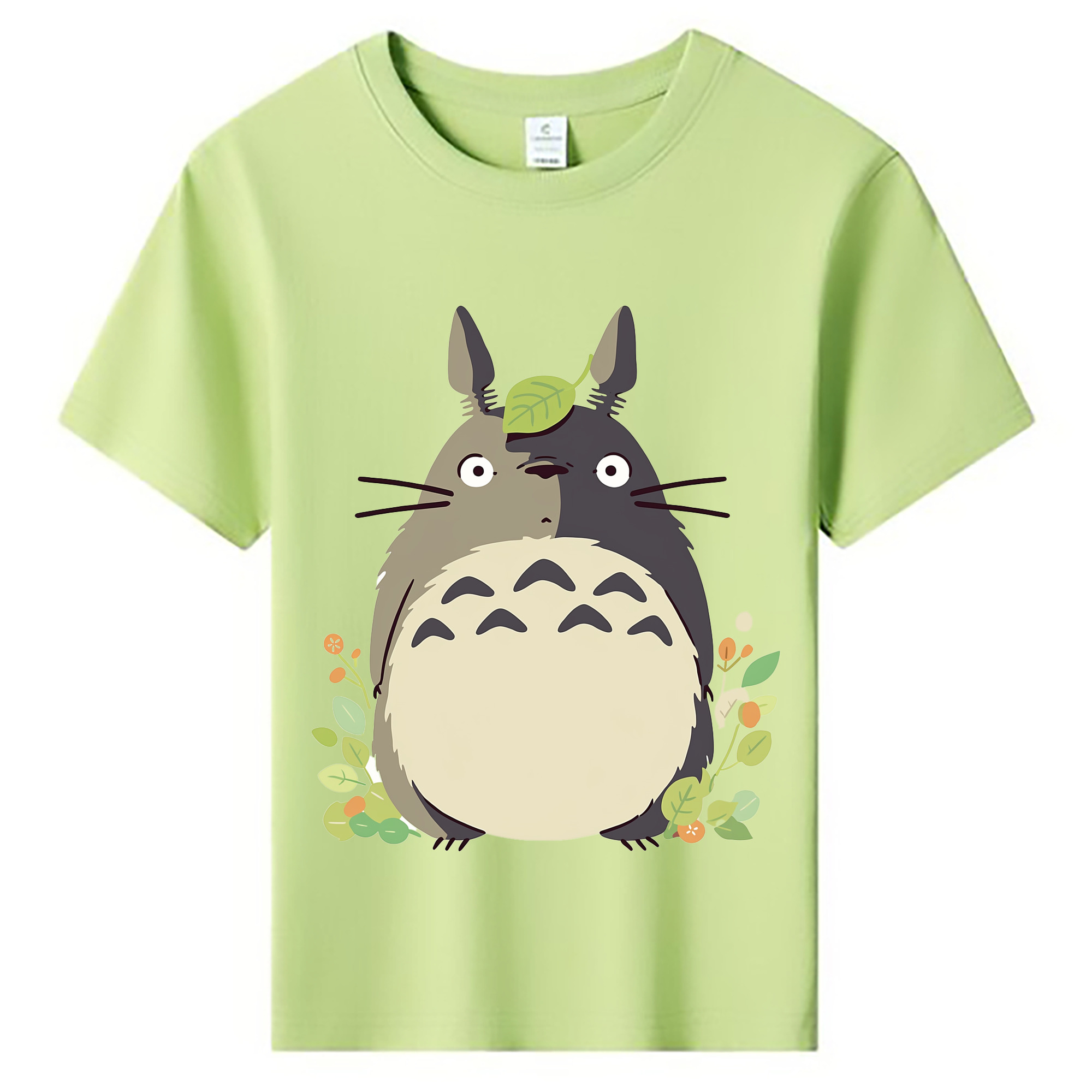 （画像用） となりのトトロ 草壁メイ 草壁サツキ My Neighbor Totoro Satsuki Kusakabe Mei Kusakabe 綿100％キッズTシャツ（フロントプリント）